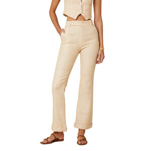 Savannah Morrow Kate pants: Woven peace silk pants